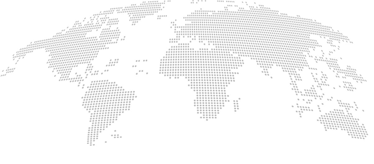 Contact page map showing global reach of Lansil Global's supply chain services
